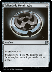 Talismã da Dominação / Talisman of Dominance - Magic: The Gathering - MoxLand