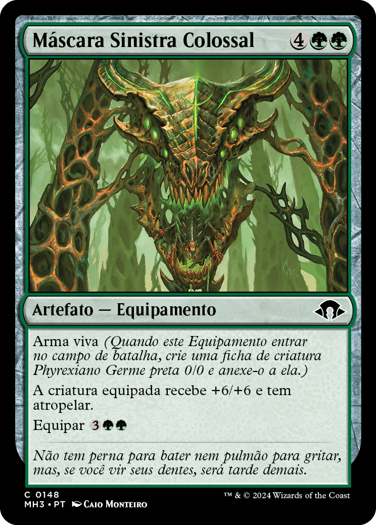 Máscara Sinistra Colossal / Colossal Dreadmask - Magic: The Gathering - MoxLand