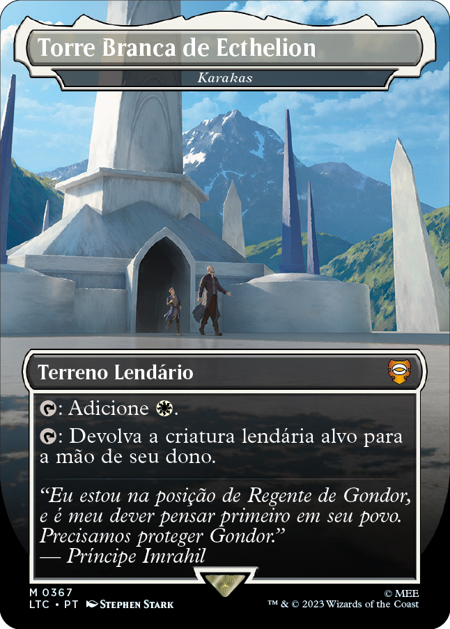 Torre Branca de Ecthelion / White Tower of Ecthelion - Magic: The Gathering - MoxLand