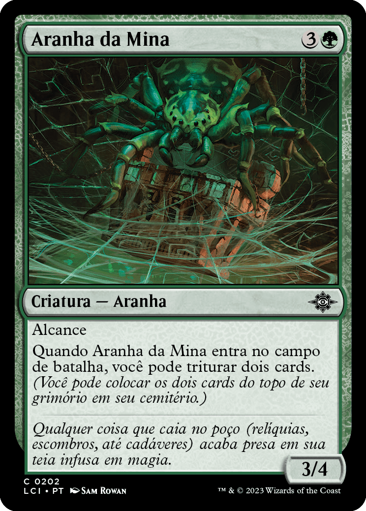 Aranha da Mina / Mineshaft Spider - Magic: The Gathering - MoxLand