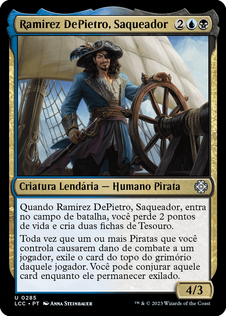 Ramirez DePietro, Saqueador / Ramirez DePietro, Pillager - Magic: The Gathering - MoxLand