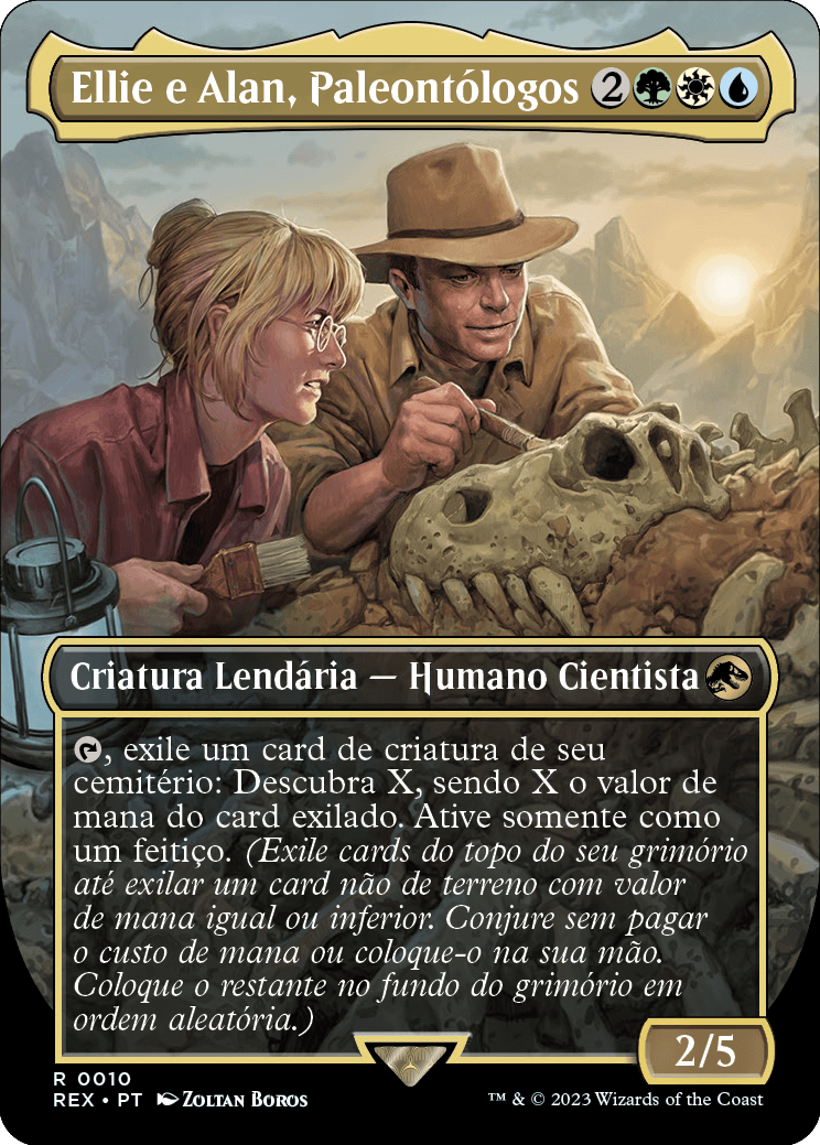 Ellie e Alan, Paleontólogos / Ellie and Alan, Paleontologists - Magic: The Gathering - MoxLand