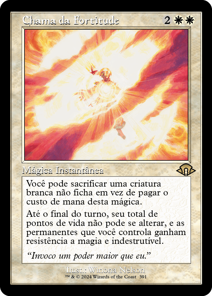 Chama da Fortitude / Flare of Fortitude - Magic: The Gathering - MoxLand