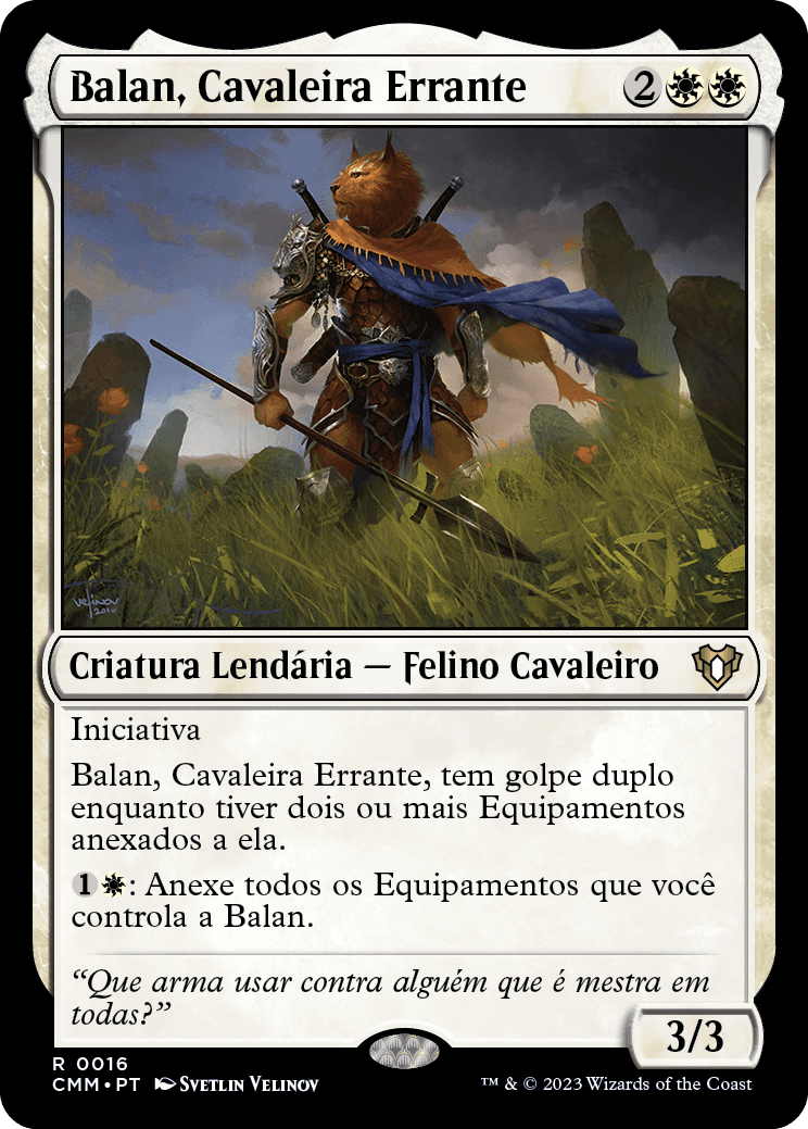 Balan, Cavaleira Errante / Balan, Wandering Knight - Magic: The Gathering - MoxLand