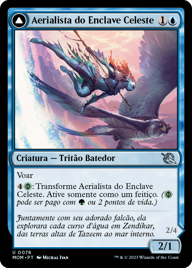 Aerialista do Enclave Celeste / Skyclave Aerialist - Magic: The Gathering - MoxLand