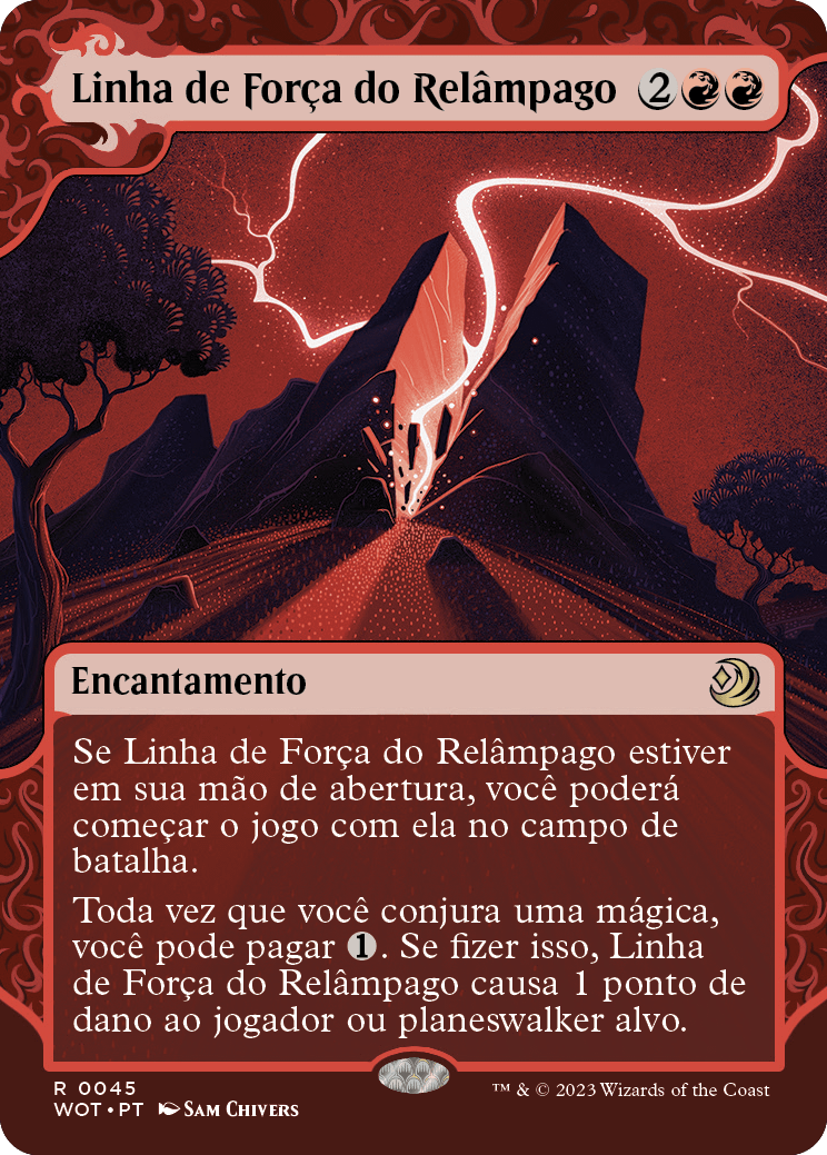 Linha de Força do Relâmpago / Leyline of Lightning - Magic: The Gathering - MoxLand