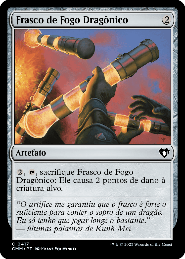 Frasco de Fogo Dragônico / Vial of Dragonfire - Magic: The Gathering - MoxLand