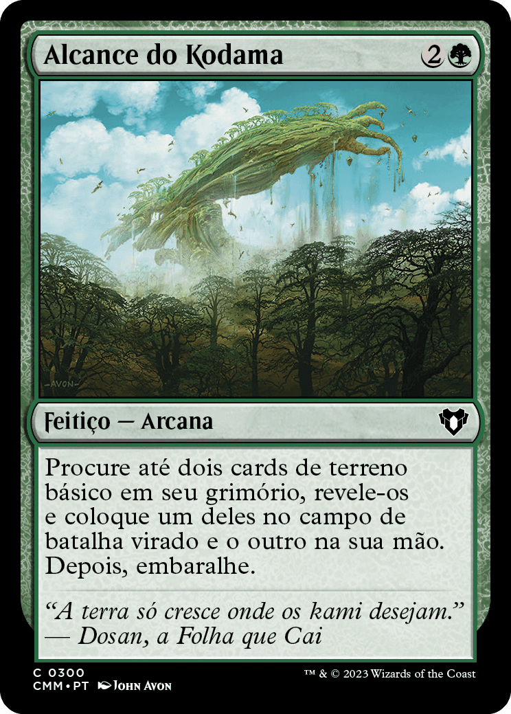 Alcance do Kodama / Kodama's Reach - Magic: The Gathering - MoxLand