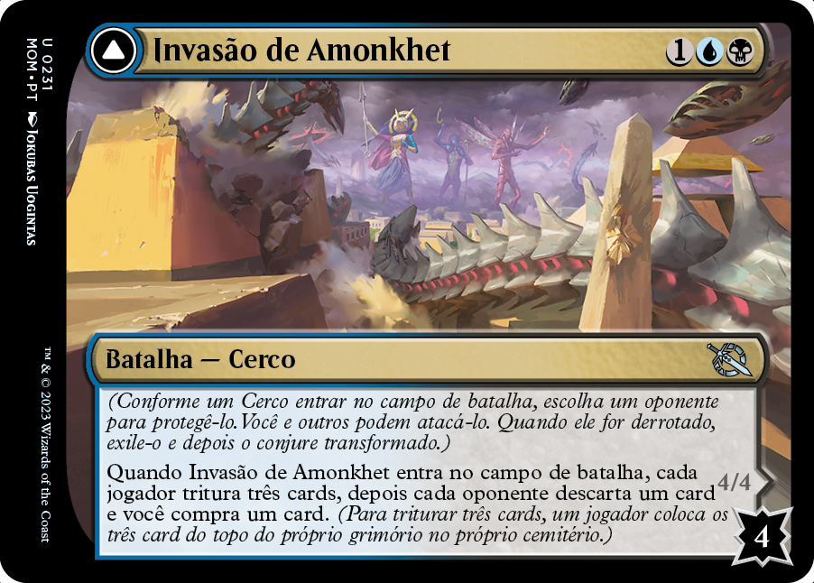 Invasão de Amonkhet / Invasion of Amonkhet - Magic: The Gathering - MoxLand