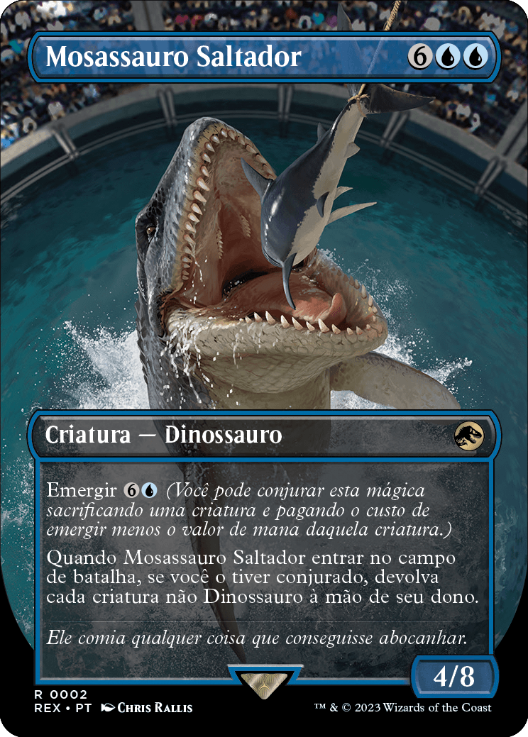 Mosassauro Saltador / Cresting Mosasaurus - Magic: The Gathering - MoxLand