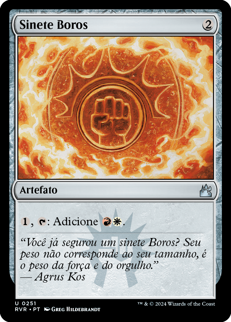 Sinete Boros / Boros Signet - Magic: The Gathering - MoxLand