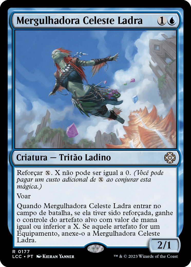 Mergulhadora Celeste Ladra / Thieving Skydiver - Magic: The Gathering - MoxLand