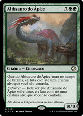 Altissauro do Ápice / Apex Altisaur - Magic: The Gathering - MoxLand