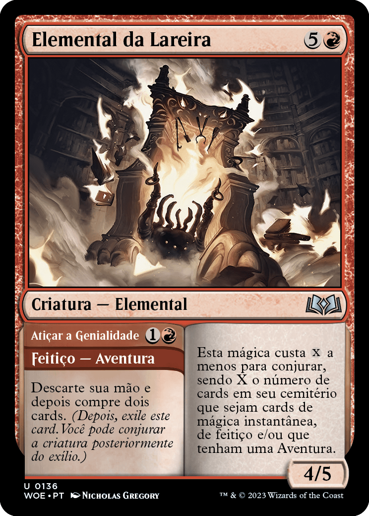 Elemental da Lareira / Hearth Elemental - Magic: The Gathering - MoxLand