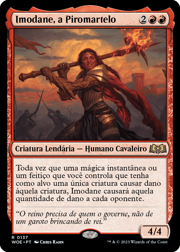 Imodane, a Piromartelo / Imodane, the Pyrohammer - Magic: The Gathering - MoxLand