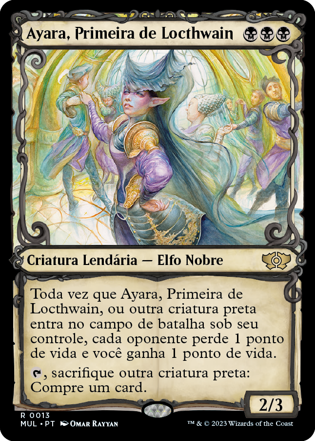 Ayara, Primeira de Locthwain / Ayara, First of Locthwain - Magic: The Gathering - MoxLand