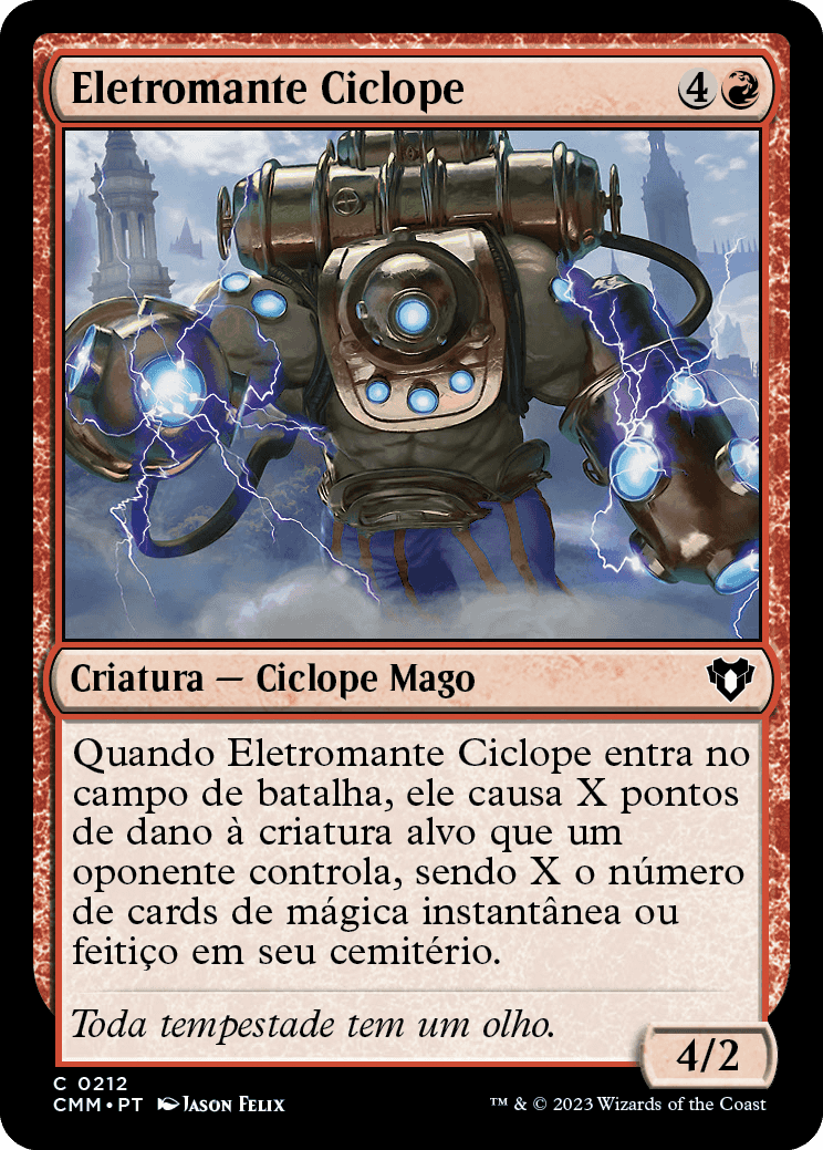 Eletromante Ciclope / Cyclops Electromancer - Magic: The Gathering - MoxLand