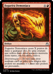 Fogueira Demoníaca / Demonfire - Magic: The Gathering - MoxLand