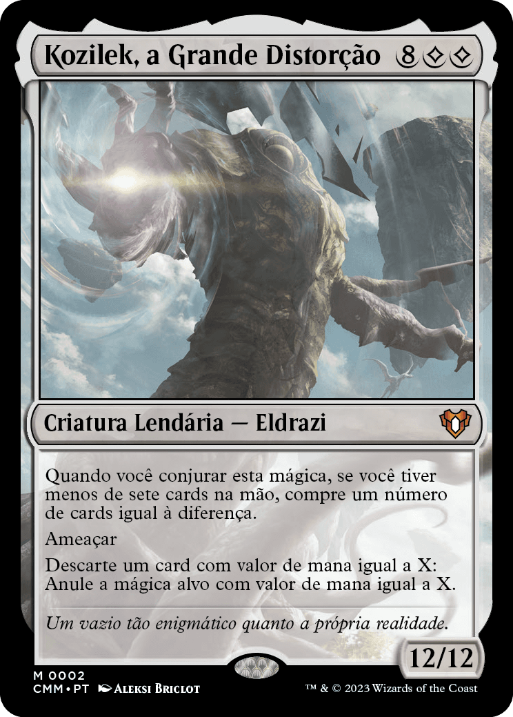 Kozilek, a Grande Distorção / Kozilek, the Great Distortion - Magic: The Gathering - MoxLand