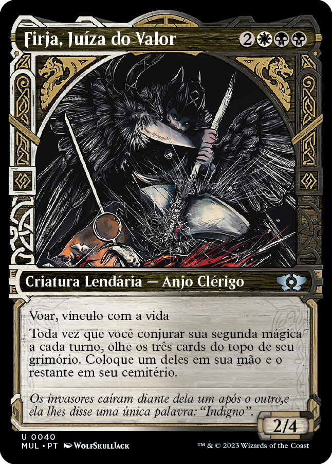 Firja, Juíza do Valor / Firja, Judge of Valor - Magic: The Gathering - MoxLand