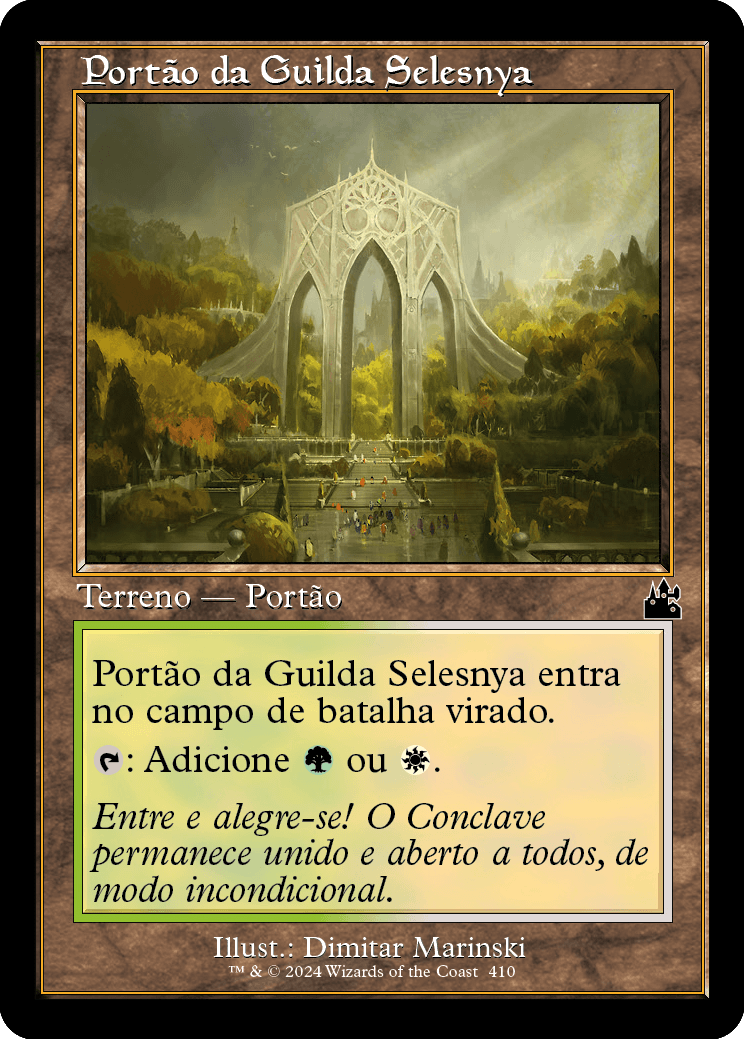 Portão da Guilda Selesnya / Selesnya Guildgate - Magic: The Gathering - MoxLand