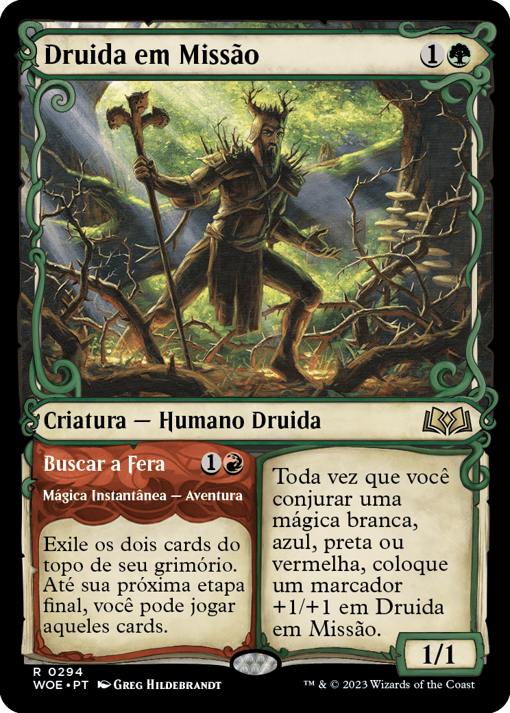 Druida em Missão / Questing Druid - Magic: The Gathering - MoxLand