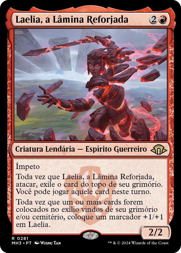 Laelia, a Lâmina Reforjada / Laelia, the Blade Reforged - Magic: The Gathering - MoxLand