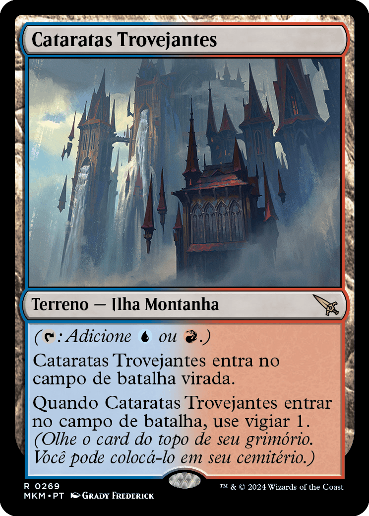 Cataratas Trovejantes / Thundering Falls - Magic: The Gathering - MoxLand