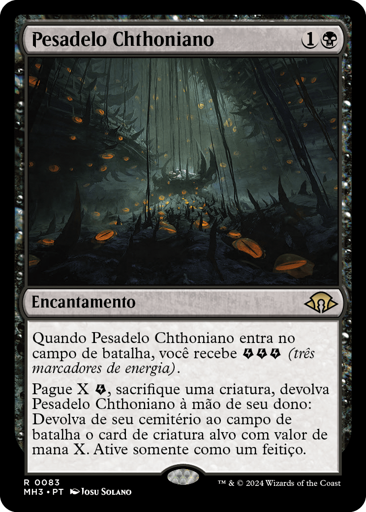 Pesadelo Chthoniano / Chthonian Nightmare - Magic: The Gathering - MoxLand