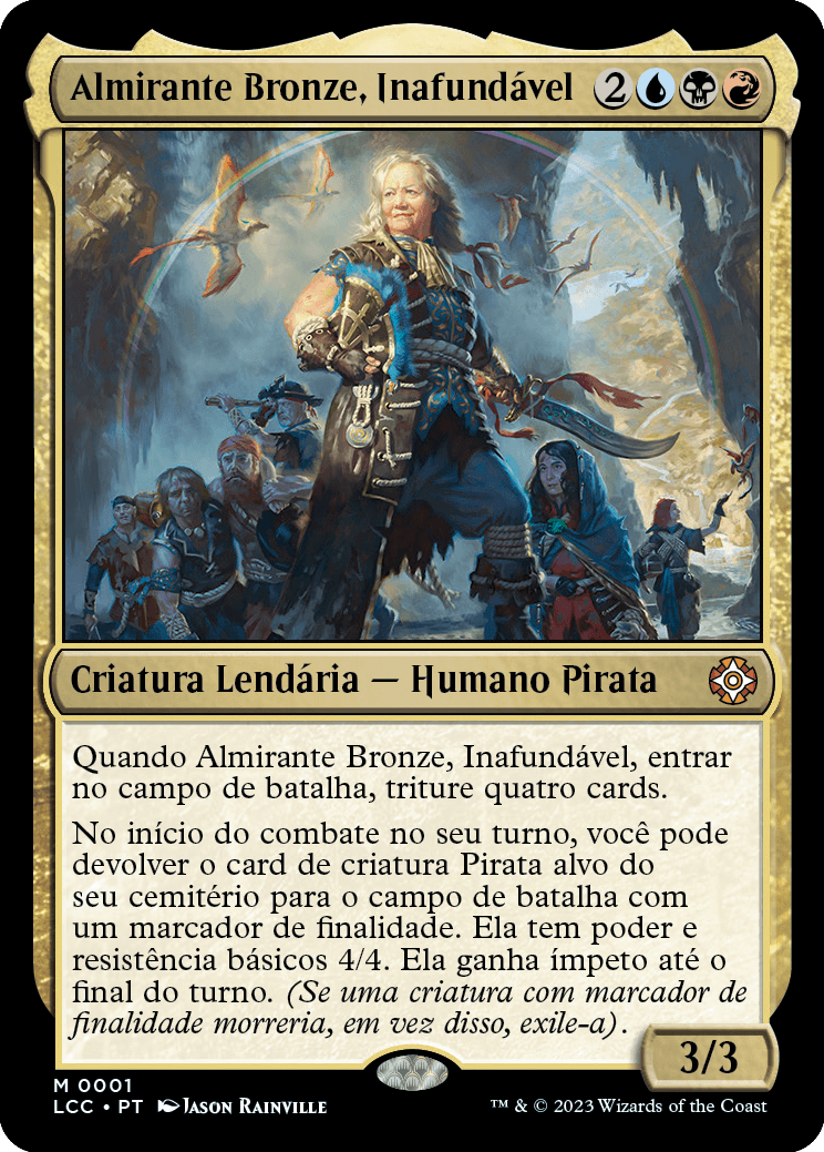 Almirante Bronze, Inafundável / Admiral Brass, Unsinkable - Magic: The Gathering - MoxLand