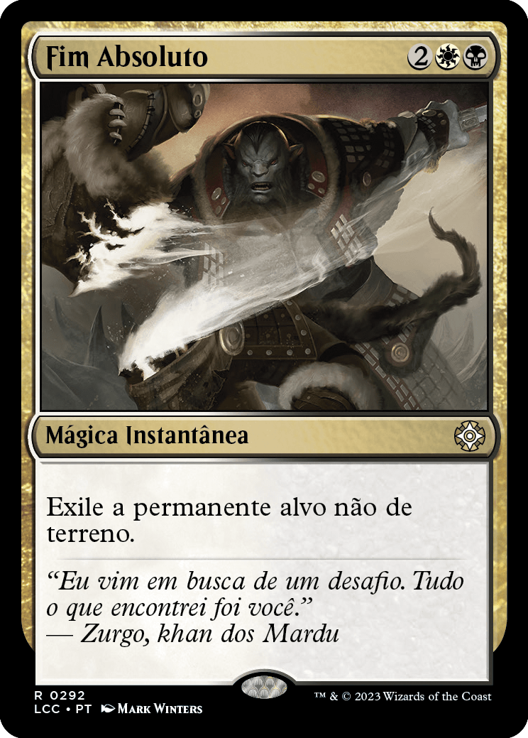 Fim Absoluto / Utter End - Magic: The Gathering - MoxLand