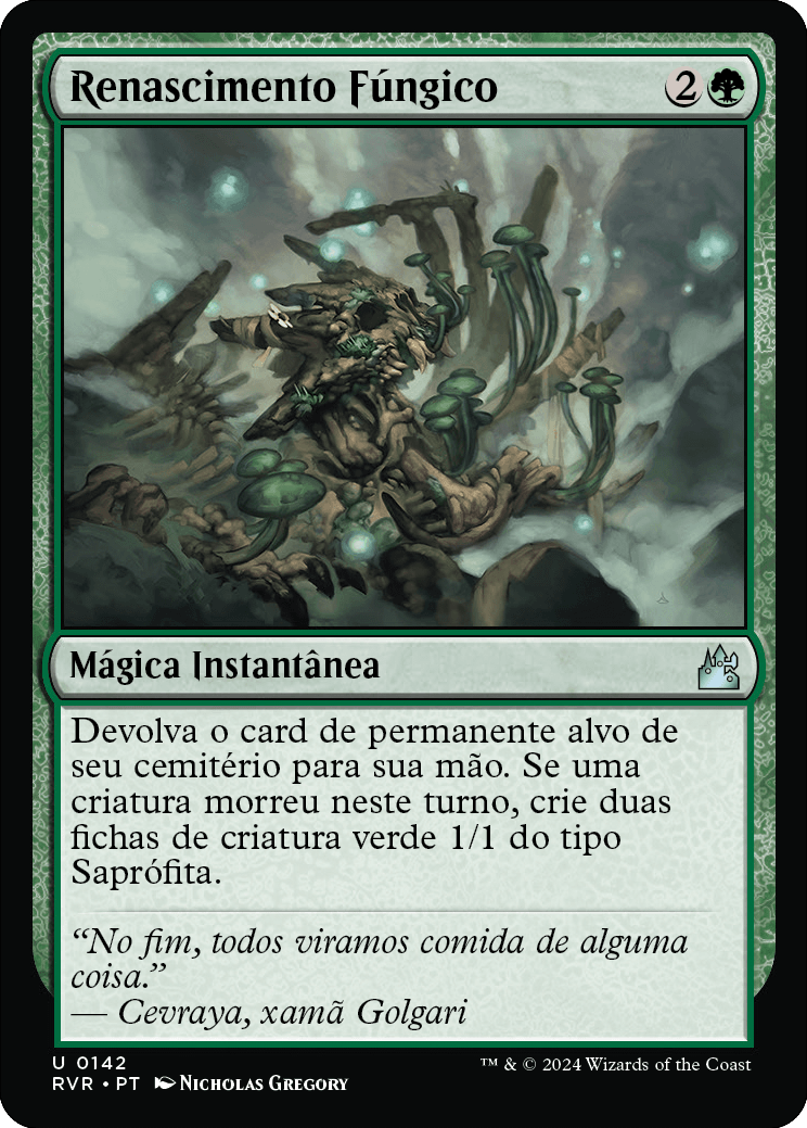 Renascimento Fúngico / Fungal Rebirth - Magic: The Gathering - MoxLand