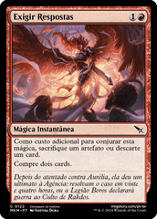 Exigir Respostas / Demand Answers - Magic: The Gathering - MoxLand