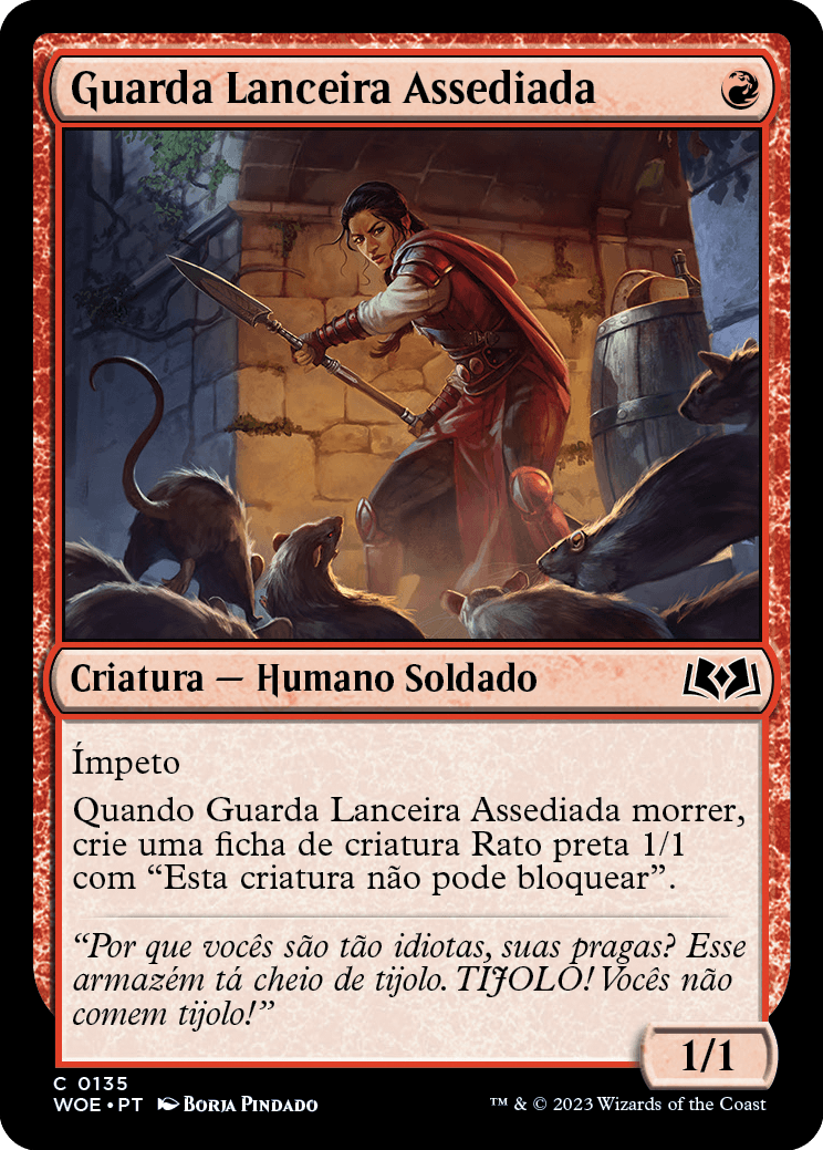 Guarda Lanceira Assediada / Harried Spearguard - Magic: The Gathering - MoxLand