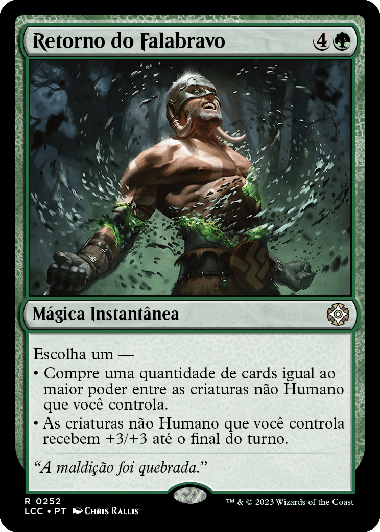 Retorno do Falabravo / Return of the Wildspeaker - Magic: The Gathering - MoxLand