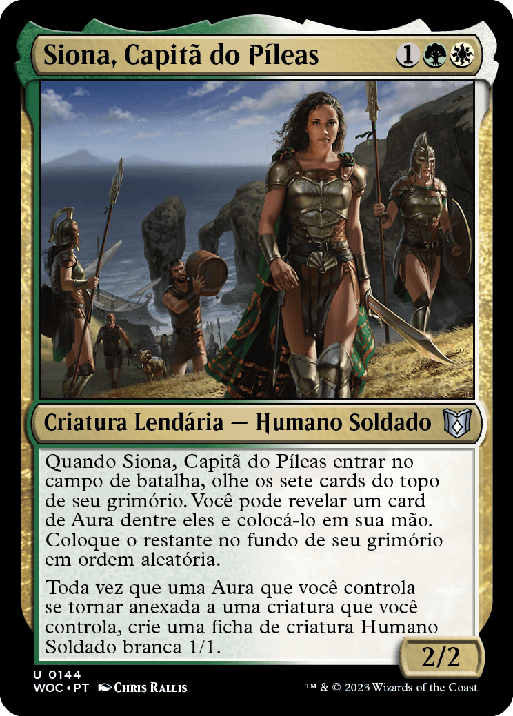 Siona, Capitã do Píleas / Siona, Captain of the Pyleas - Magic: The Gathering - MoxLand