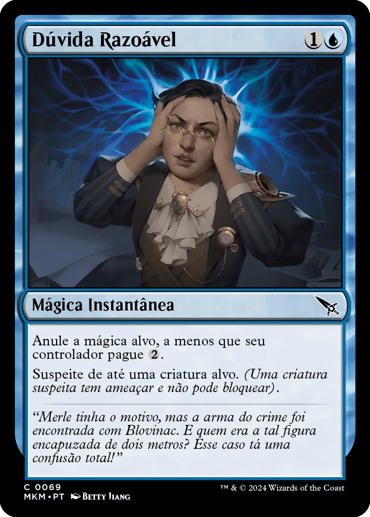 Dúvida Razoável / Reasonable Doubt - Magic: The Gathering - MoxLand