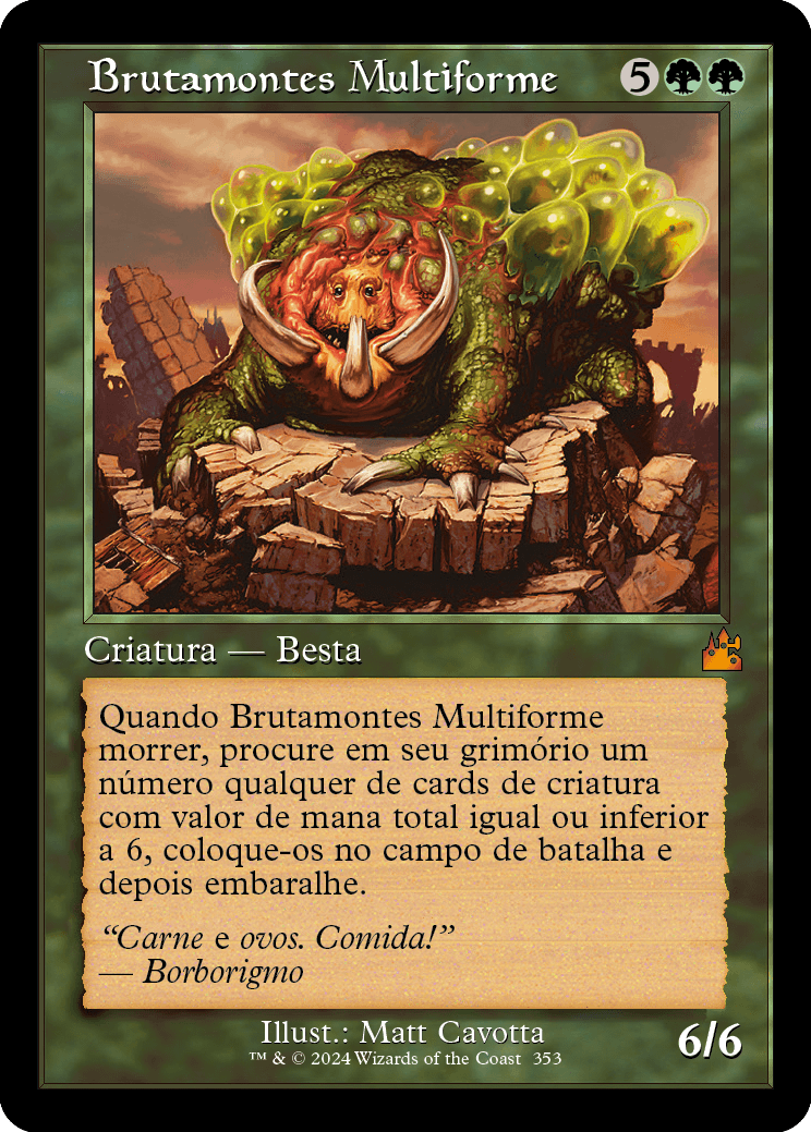 Brutamontes Multiforme / Protean Hulk - Magic: The Gathering - MoxLand