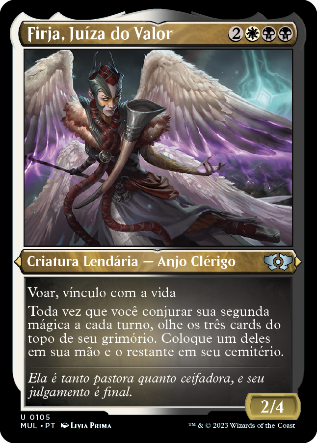 Firja, Juíza do Valor / Firja, Judge of Valor - Magic: The Gathering - MoxLand