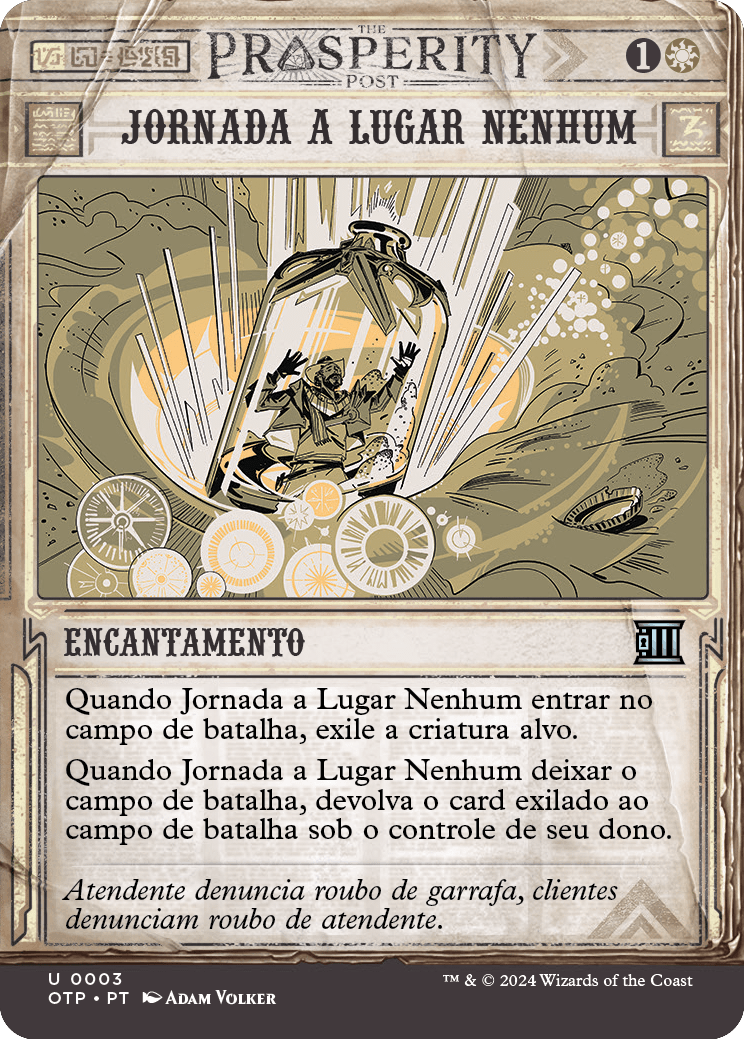 Jornada a Lugar Nenhum / Journey to Nowhere - Magic: The Gathering - MoxLand