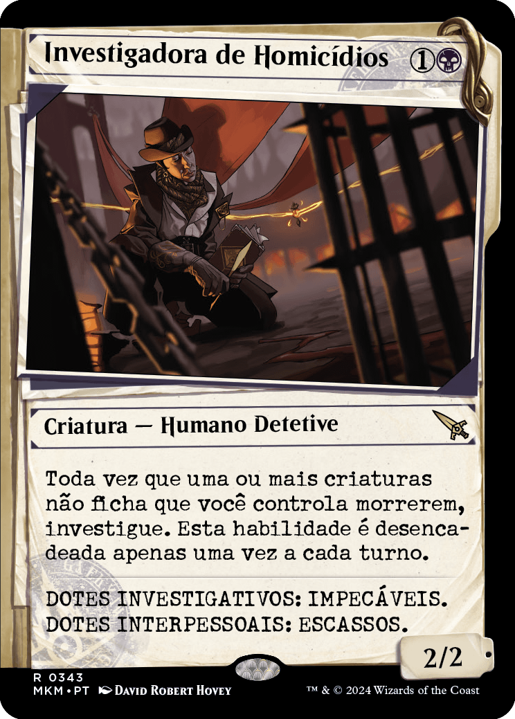 Investigadora de Homicídios / Homicide Investigator - Magic: The Gathering - MoxLand