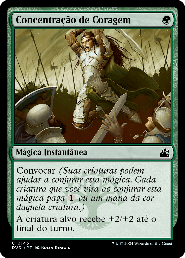 Concentração de Coragem / Gather Courage - Magic: The Gathering - MoxLand