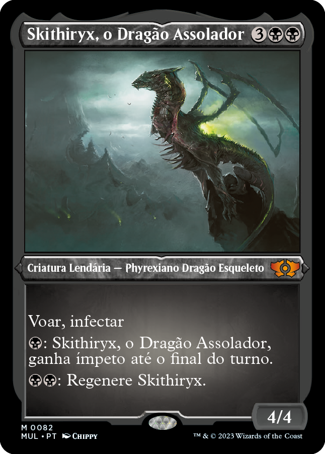 Skithiryx, o Dragão Assolador / Skithiryx, the Blight Dragon - Magic: The Gathering - MoxLand