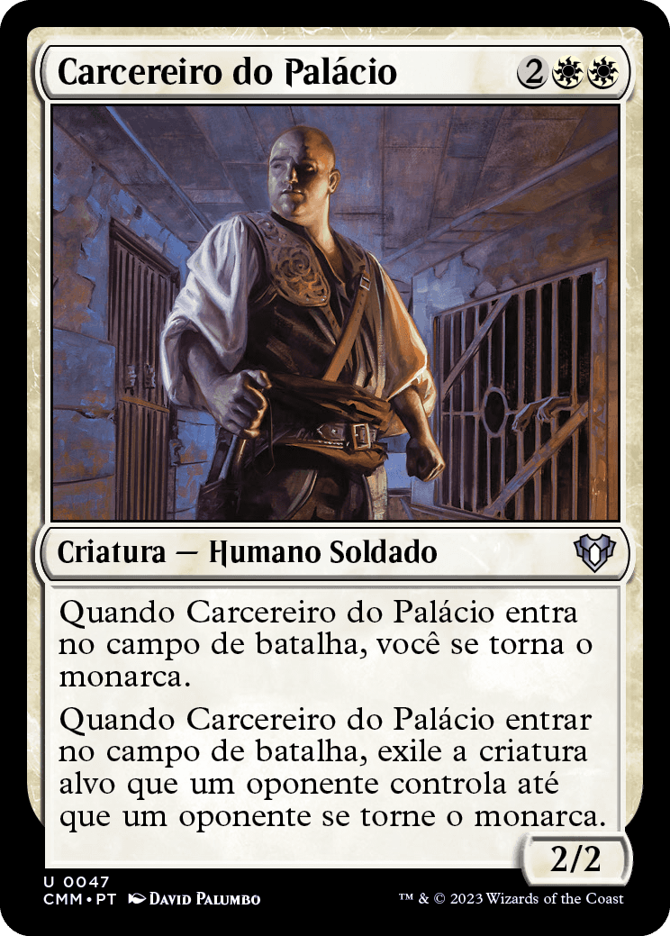 Carcereiro do Palácio / Palace Jailer - Magic: The Gathering - MoxLand