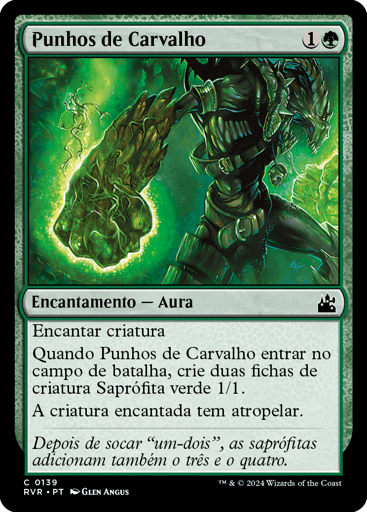 Punhos de Carvalho / Fists of Ironwood - Magic: The Gathering - MoxLand