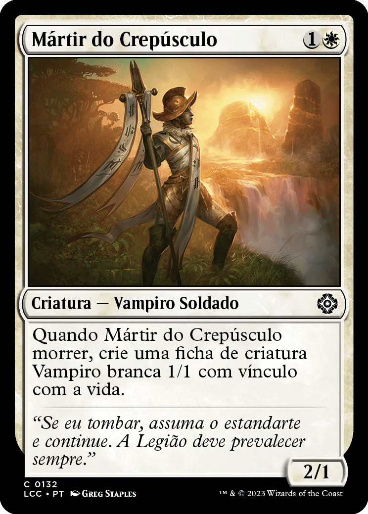 Mártir do Crepúsculo / Martyr of Dusk - Magic: The Gathering - MoxLand