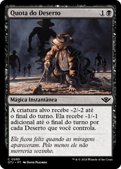Quota do Deserto / Desert's Due - Magic: The Gathering - MoxLand