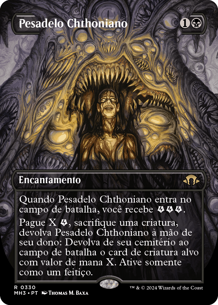 Pesadelo Chthoniano / Chthonian Nightmare - Magic: The Gathering - MoxLand