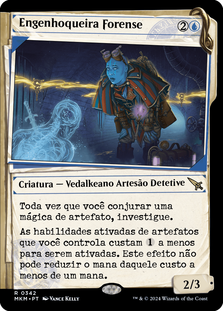 Engenhoqueira Forense / Forensic Gadgeteer - Magic: The Gathering - MoxLand