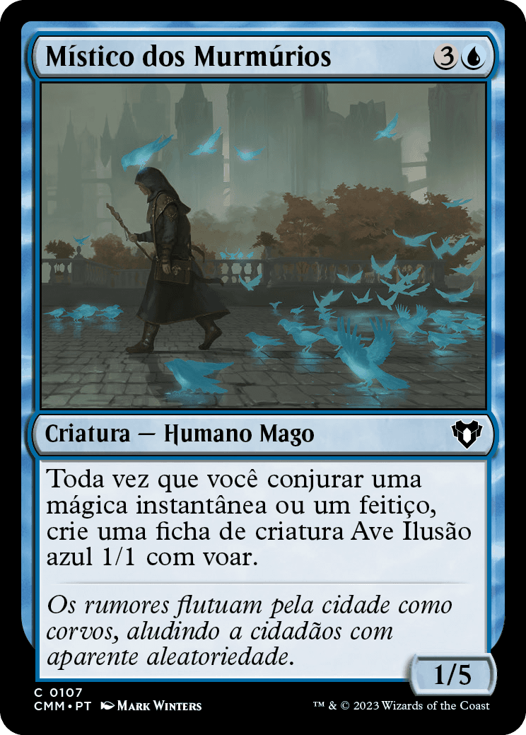 Místico dos Murmúrios / Murmuring Mystic - Magic: The Gathering - MoxLand